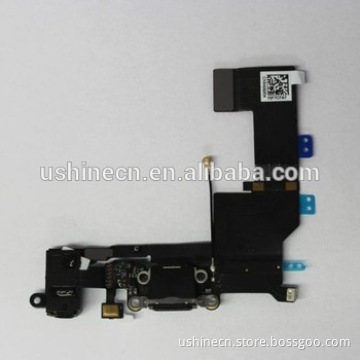 Black Charging charge Port Dock Connector Flex Ribbon Cable Repair For iPhone 5S